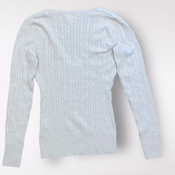 Anthropologie Aphorism Angora Rabbit‎ Hair Cable Knit Sweater Size S - Picture 6 of 8